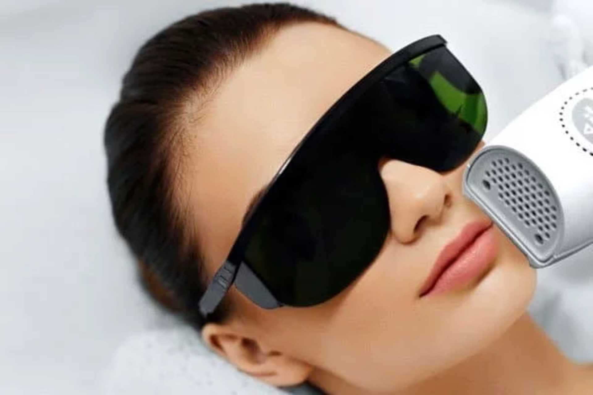 Laser Hair Removal Face Glasses