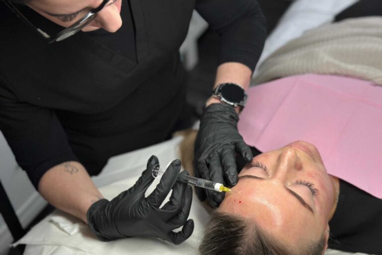 Polynucleotides Woman Standing Over Forehead