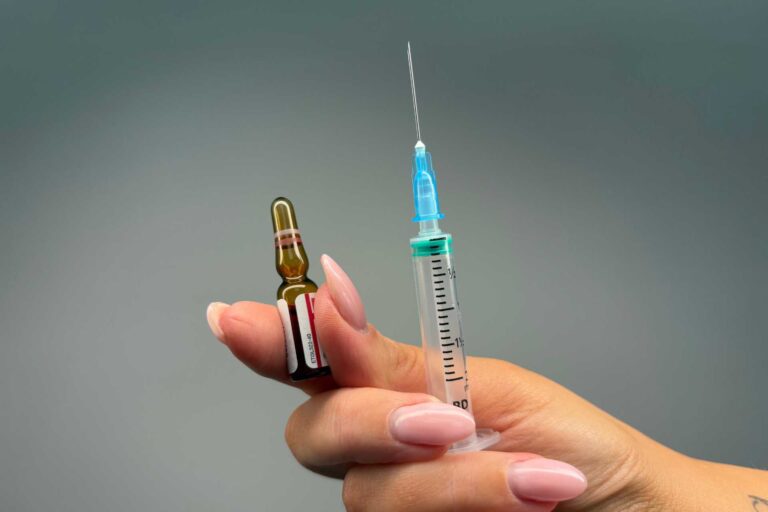 Vitamin Injection Hand